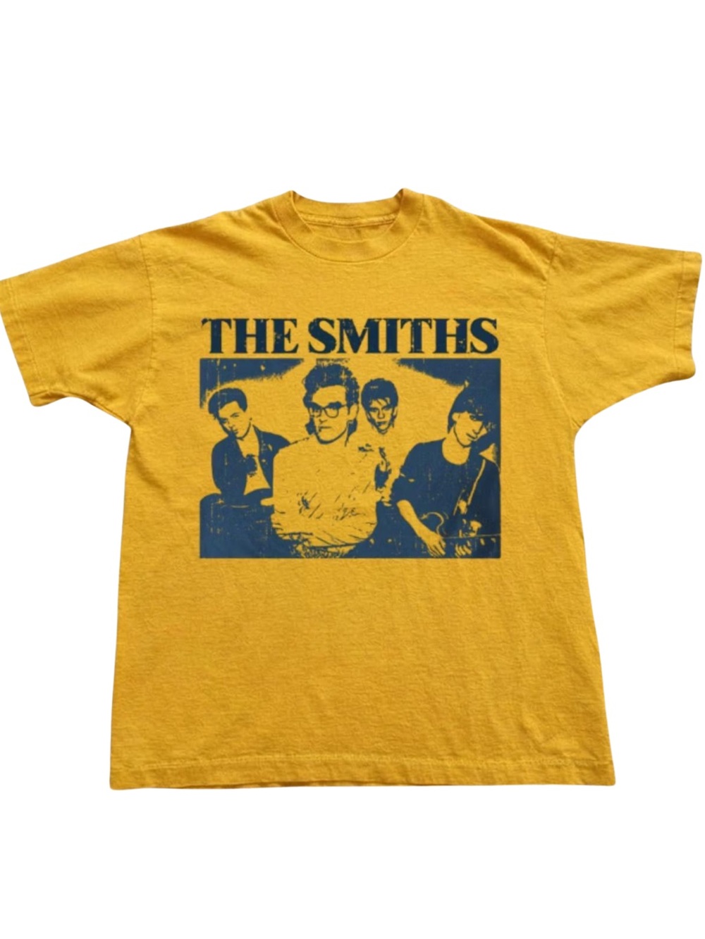 Gildan Yellow Graphic Band T-Shirt